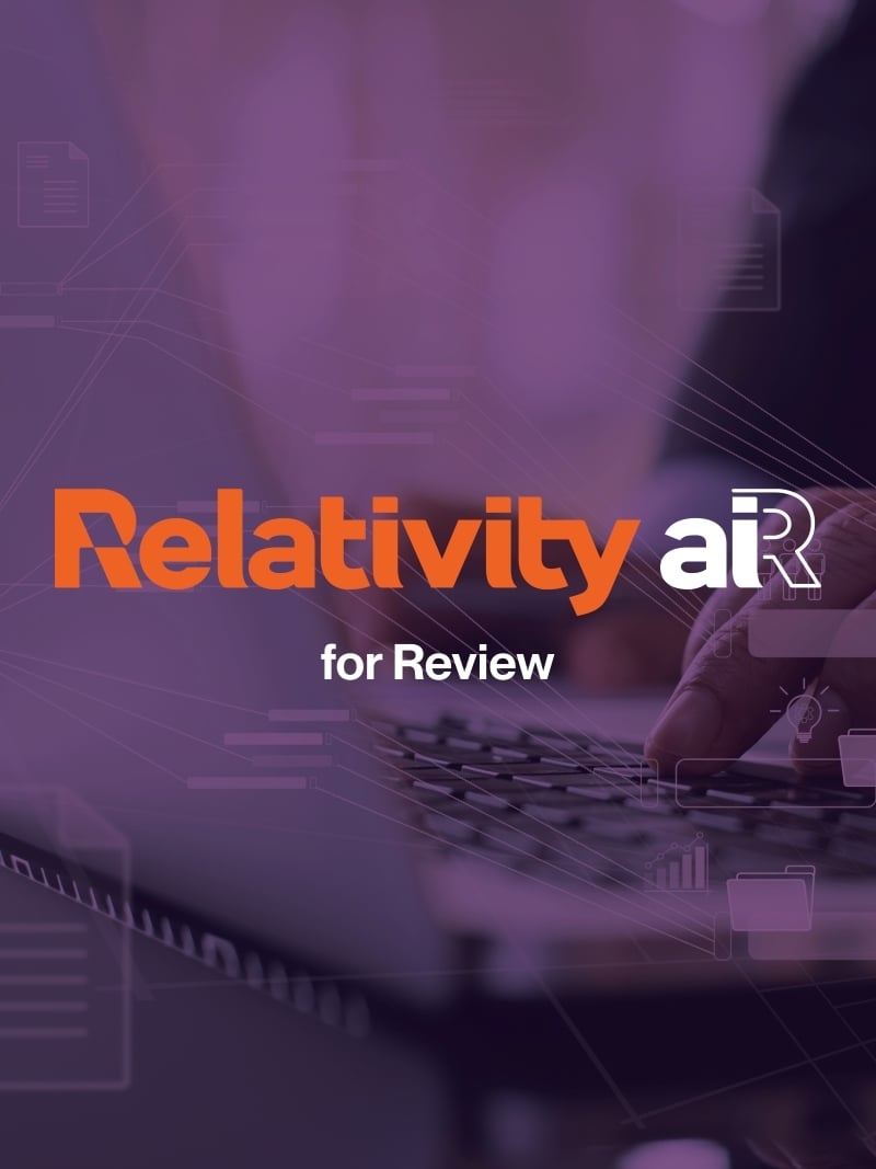 aiR for Review purple