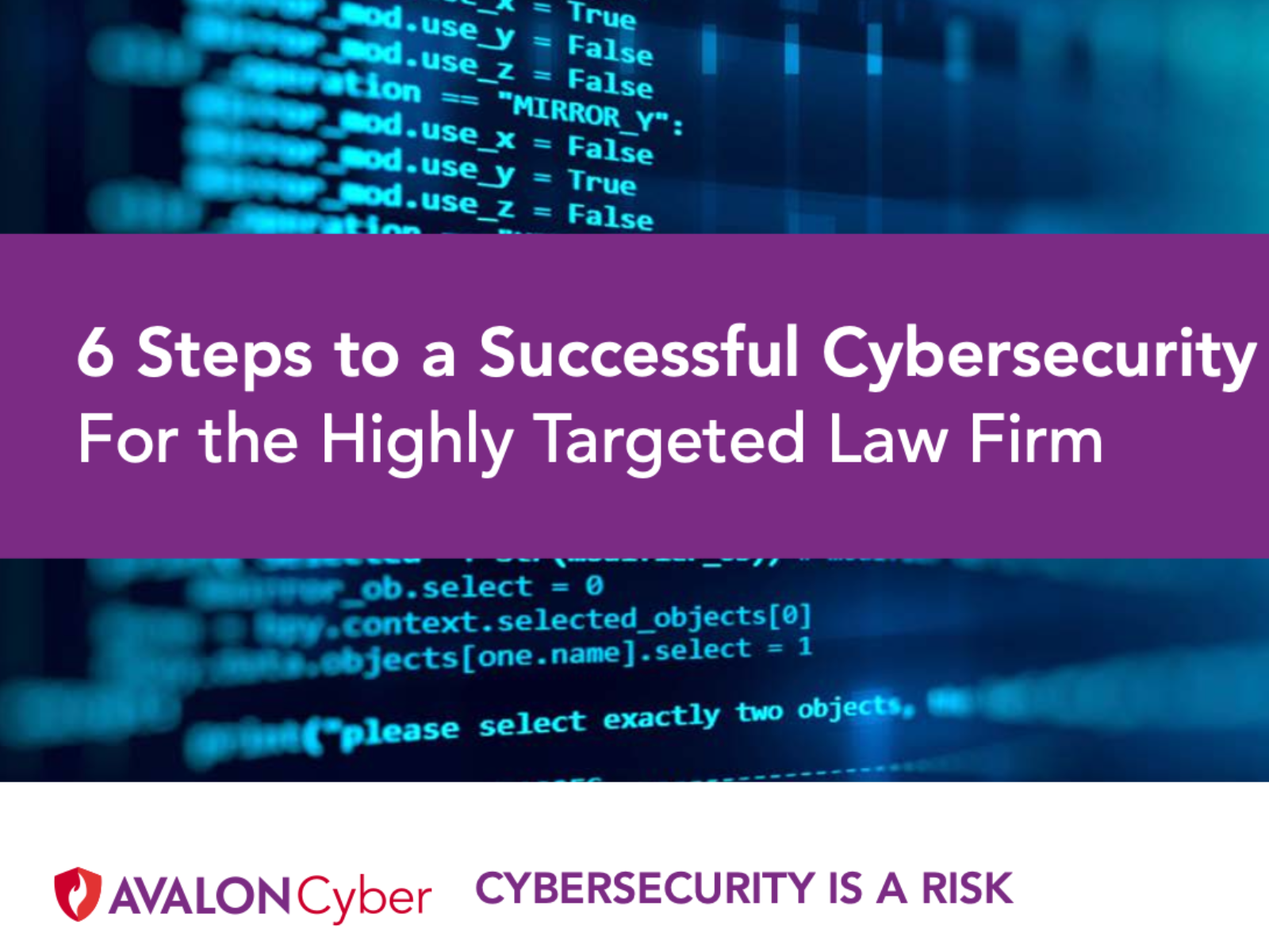 cybersecurity 7 steps white paper