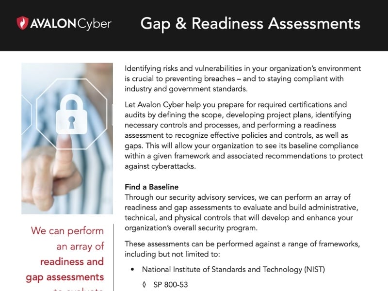 gap and readiness assessments
