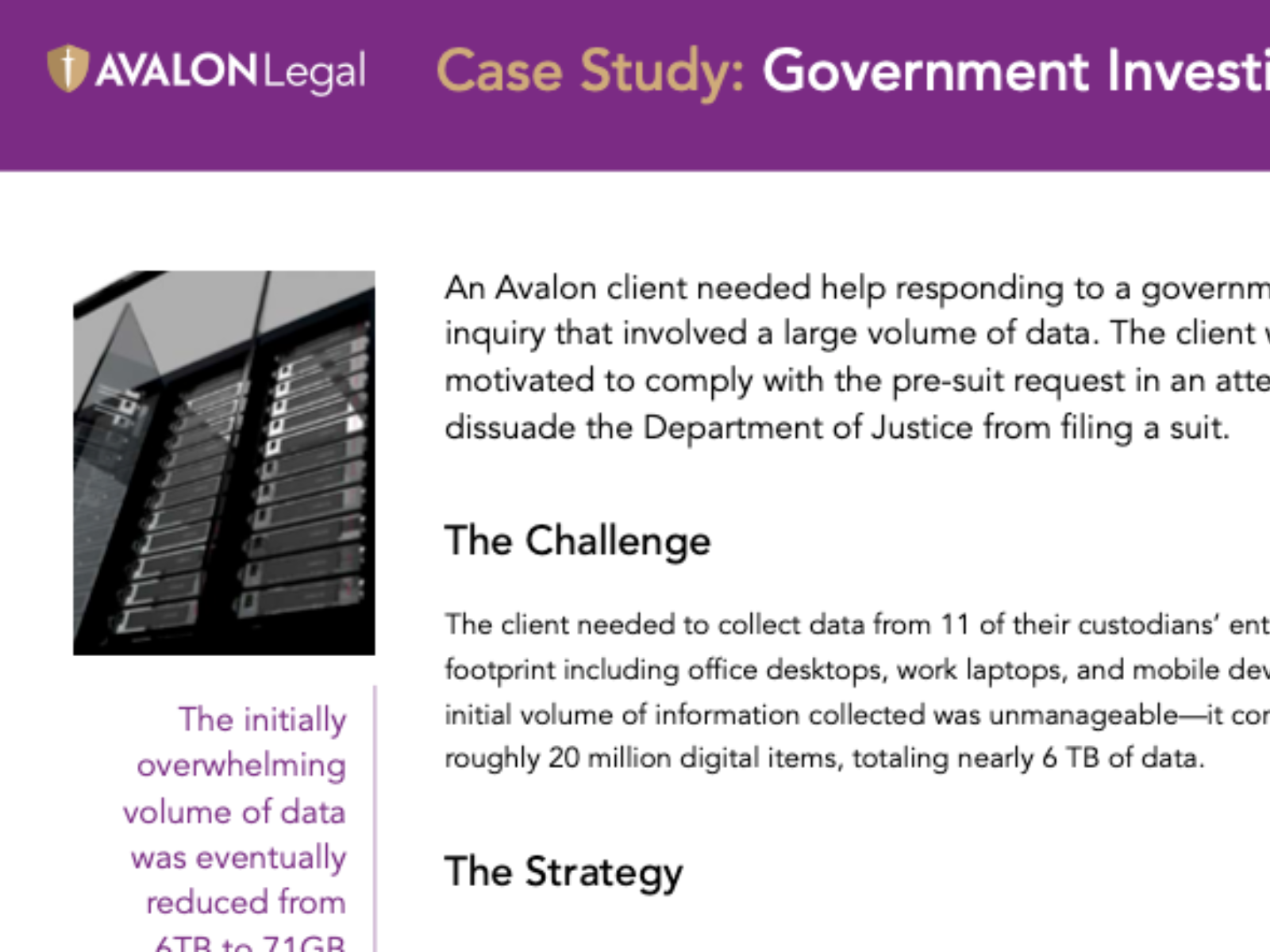 government investigations case study
