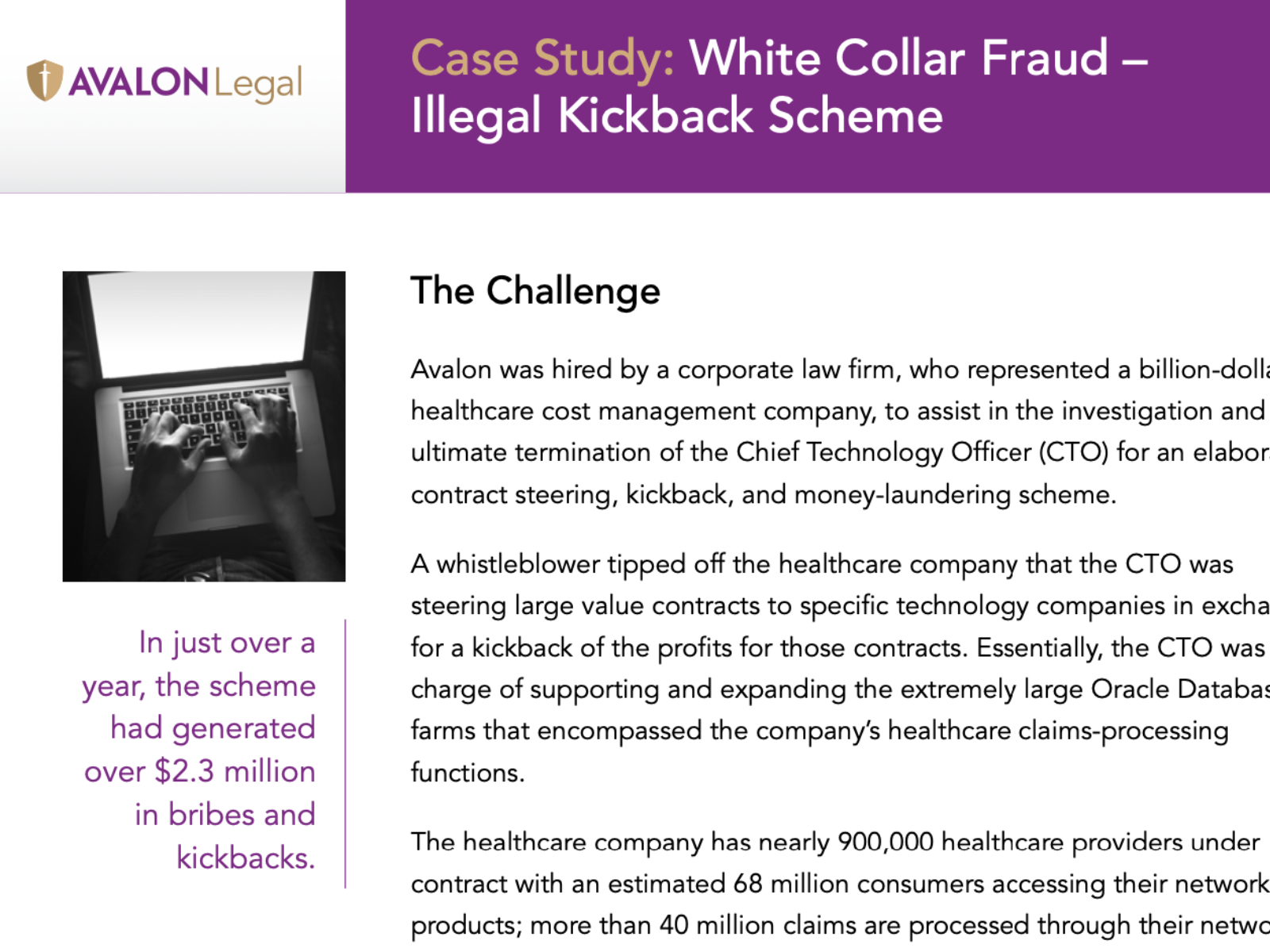 white collar fraud case study