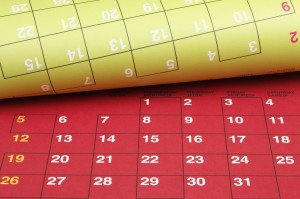 Colorful calendar